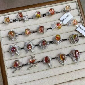 Hematoid Quartz Ring